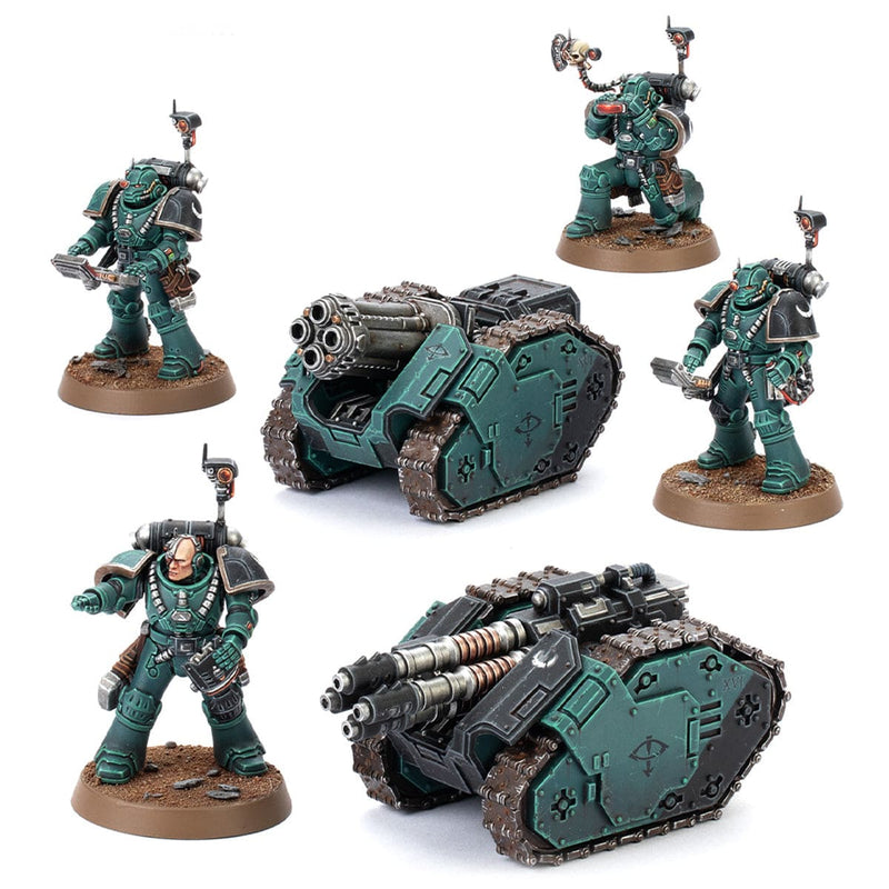 Games Workshop Warhammer The Horus Heresy: Rapier Laser Destroyer and Quad Launch Battery available at Northumbrian Tin Soldier