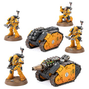 Games Workshop Warhammer The Horus Heresy: Rapier Quad Heavy Bolters and Graviton Cannon Battery available at Northumbrian Tin Soldier