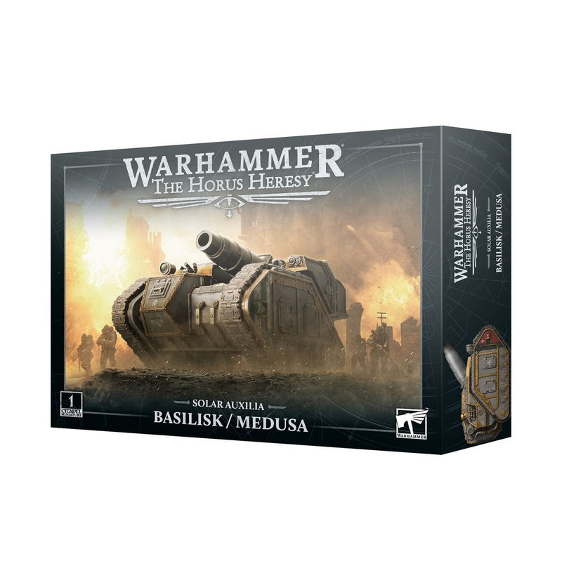 Games Workshop Warhammer The Horus Heresy: Solar Auxilia - Basilisk/Medusa available at Northumbrian Tin Soldier