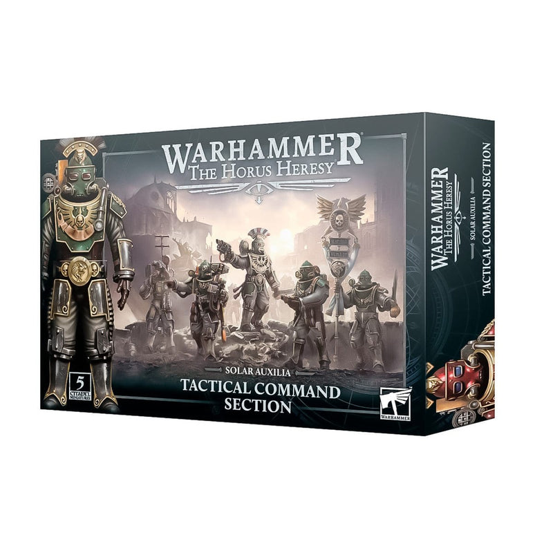 Games Workshop Warhammer The Horus Heresy: Solar Auxilia - Tactical Command Section available at Northumbrian Tin Soldier