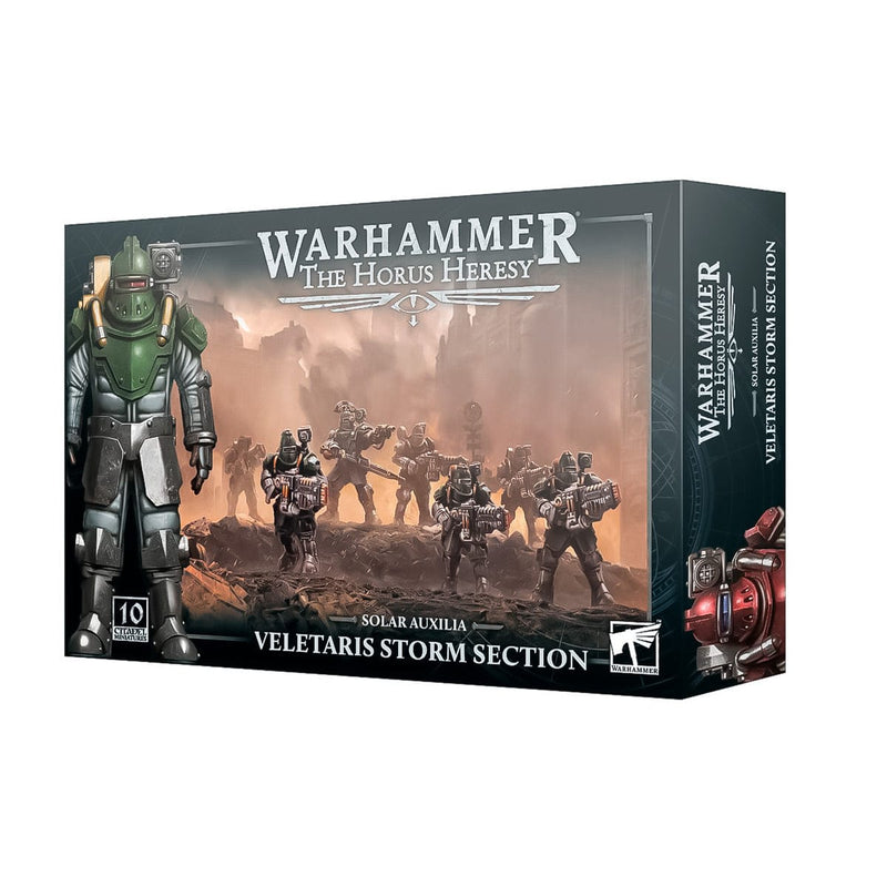 Games Workshop Warhammer The Horus Heresy: Solar Auxilia - Veletaris Storm Section available at Northumbrian Tin Soldier