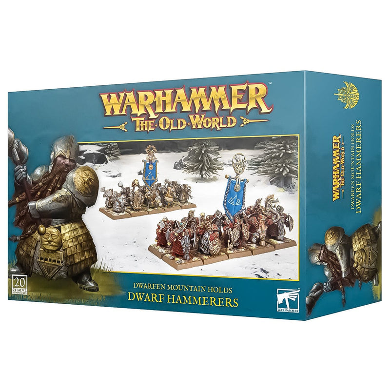 Games Workshop Warhammer The Old World: Dwarfen Mountain Holds: Dwarf Hammerers available at Northumbrian Tin Soldier
