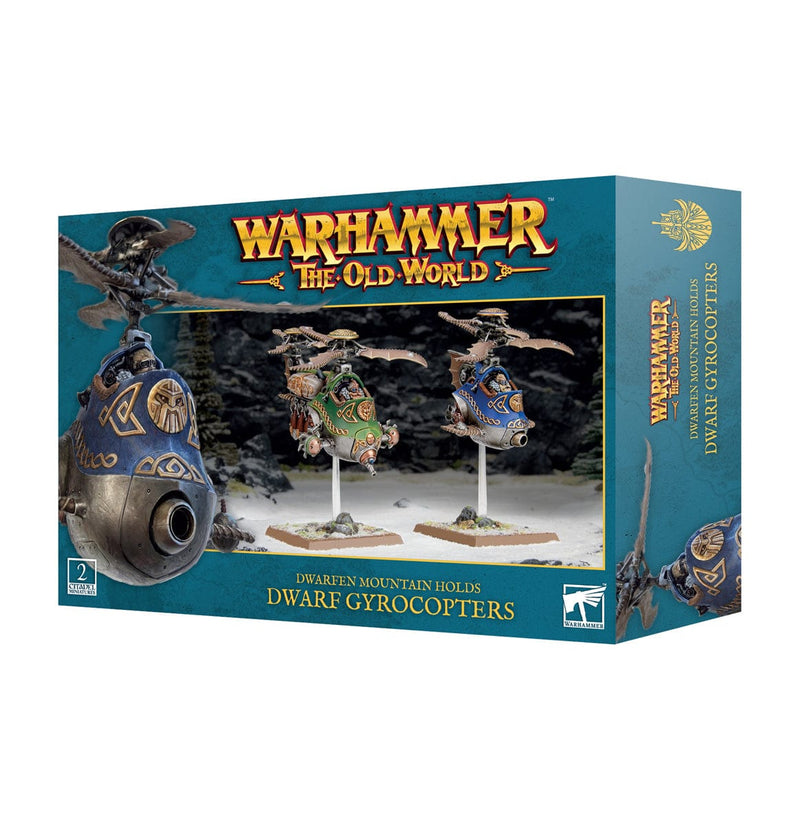 Games Workshop Warhammer The Old World: Dwarfen Mountain Holds - Gyrocopters & Gyrobombers available at Northumbrian Tin Soldier