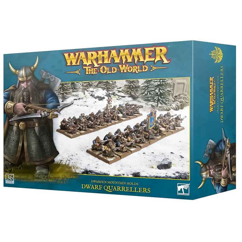 Games Workshop Warhammer The Old World: Dwarfen Mountain Holds: Quarrelers available at Northumbrian Tin Soldier