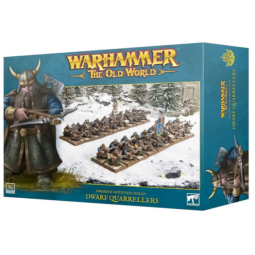 Games Workshop Warhammer The Old World: Dwarfen Mountain Holds: Quarrelers available at Northumbrian Tin Soldier