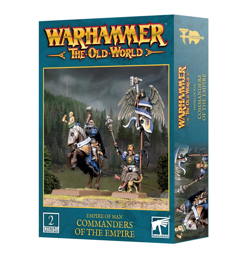 Games Workshop Warhammer The Old World: Empire Of Man - Commanders Of The Empire available at Northumbrian Tin Soldier