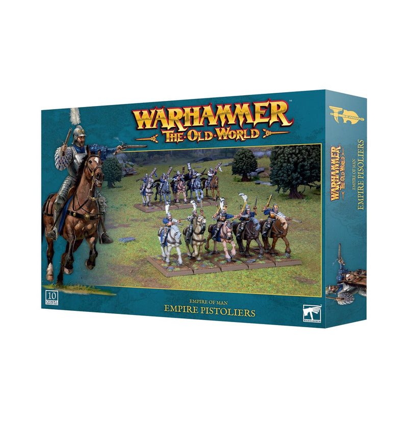 Games Workshop Warhammer The Old World: Empire Of Man - Empire Pistoliers available at Northumbrian Tin Soldier