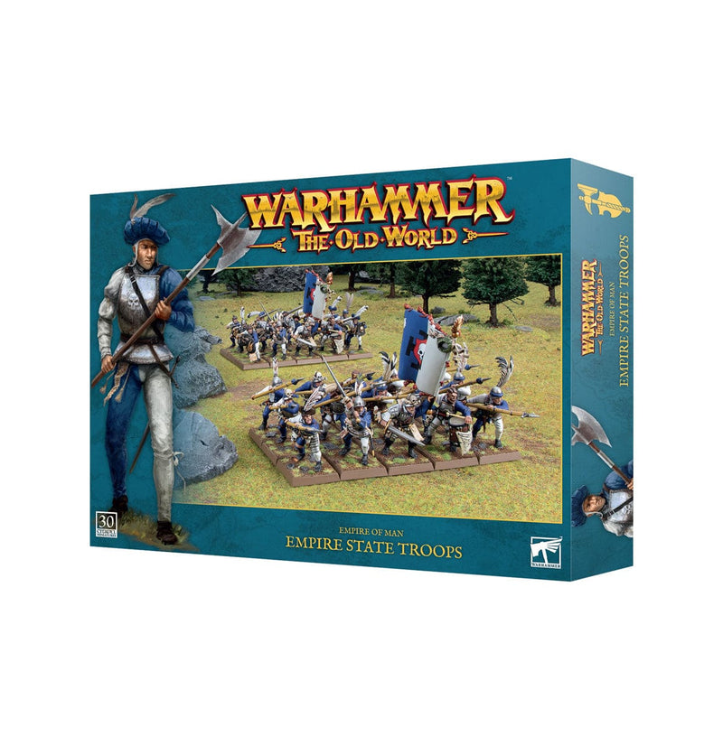 Games Workshop Warhammer The Old World: Empire Of Man - Empire State Troops available at Northumbrian Tin Soldier