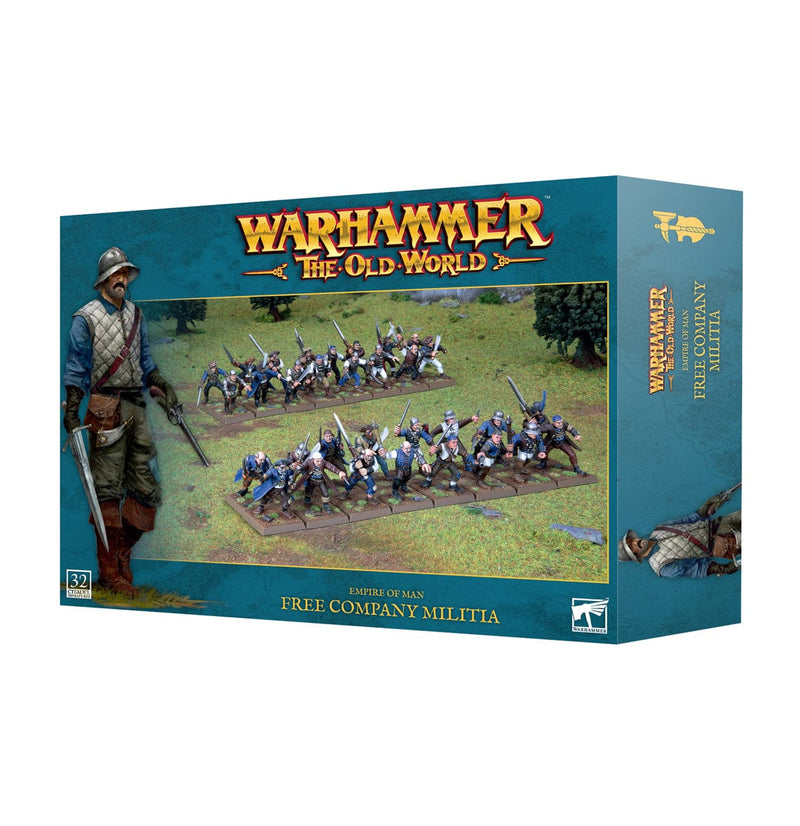 Games Workshop Warhammer The Old World: Empire Of Man - Free Company Militia available at Northumbrian Tin Soldier