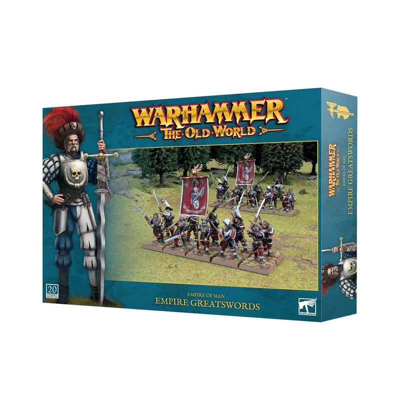 Games Workshop Warhammer The Old World: Empire Of Man - Greatswords available at Northumbrian Tin Soldier