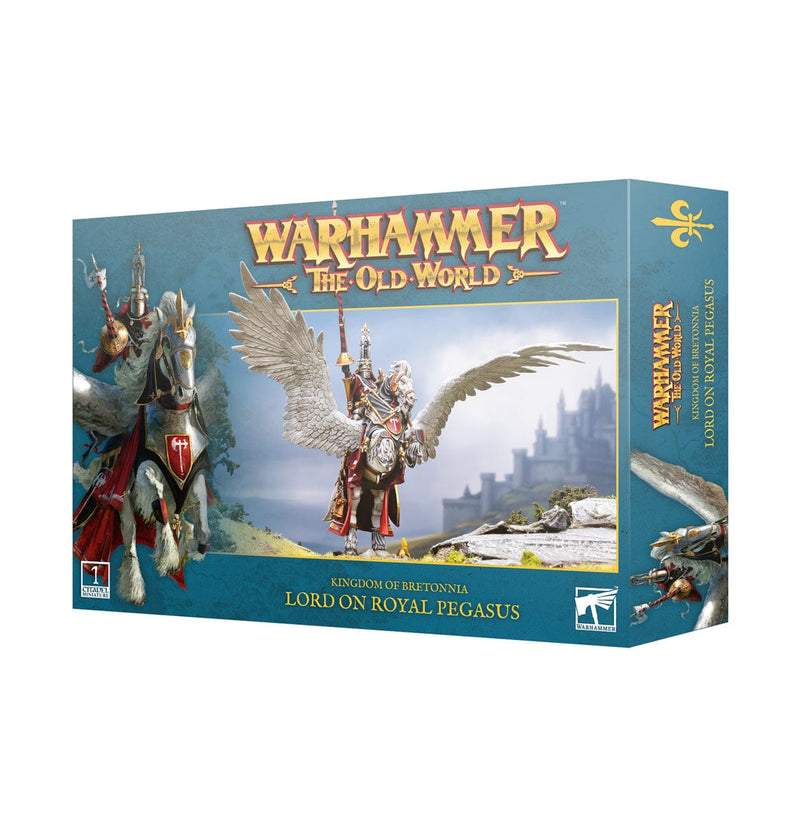 Games Workshop Warhammer The Old World: Kingdom Of Bretonnia - Lord on Royal Pegasus available at Northumbrian Tin Soldier