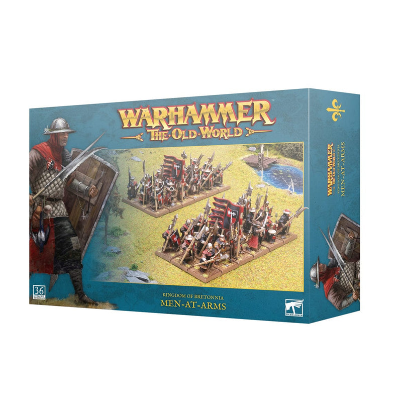 Games Workshop Warhammer The Old World: Kingdom Of Bretonnia - Men-At-Arms available at Northumbrian Tin Soldier