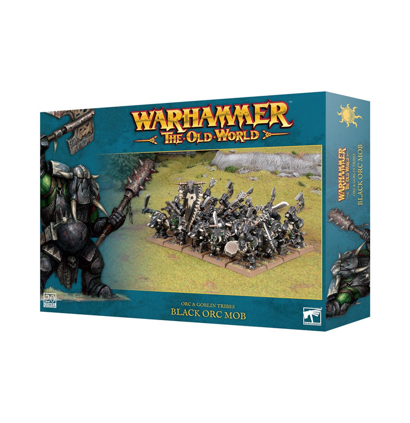 Games Workshop Warhammer The Old World: Orc & Goblin Tribes - Black Orc Mob available at Northumbrian Tin Soldier
