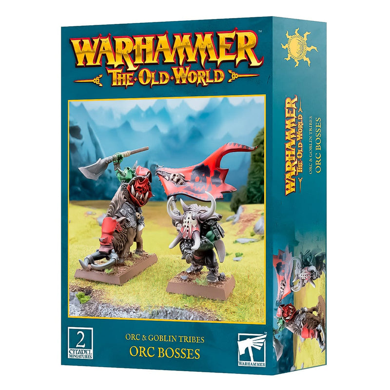 Games Workshop Warhammer The Old World: Orc & Goblin Tribes:  Orc Bosses available at Northumbrian Tin Soldier