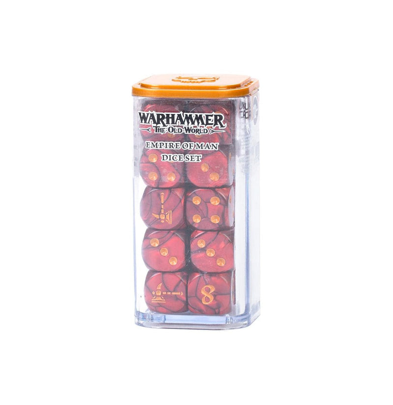 Games Workshop Warhammer The Old World: The  Empire Of Man Dice available at Northumbrian Tin Soldier