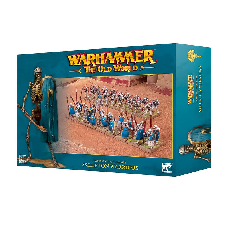 Games Workshop Warhammer The Old World: Tomb Kings Of Khemri: Skeleton Warriors available at Northumbrian Tin Soldier
