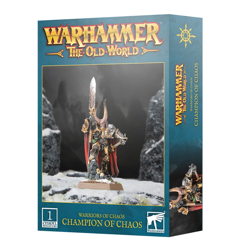 Games Workshop Warhammer The Old World: Warriors Of Chaos - Champion Of Chaos available at Northumbrian Tin Soldier