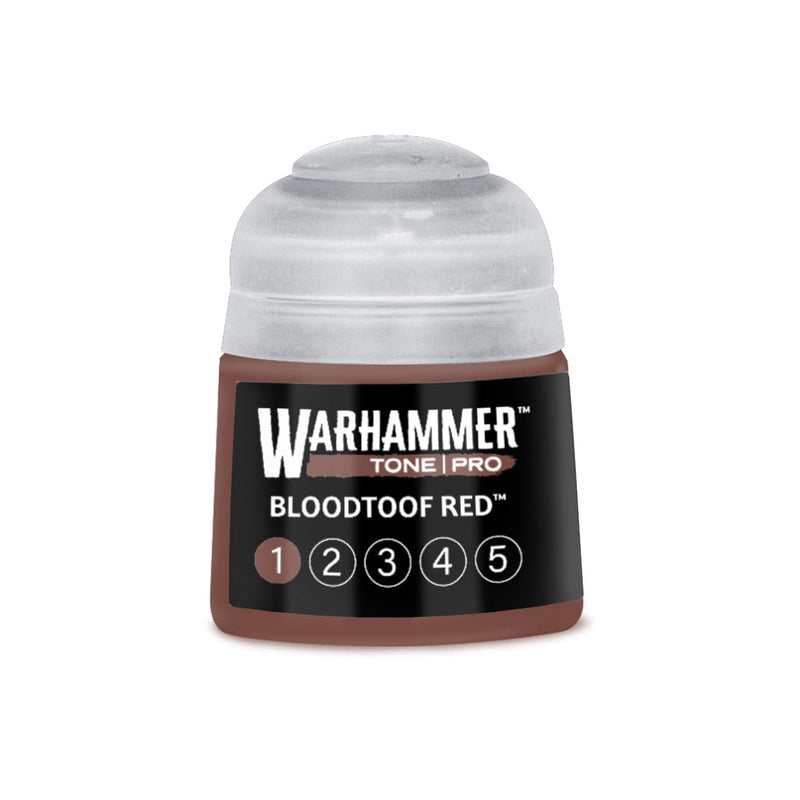 Games Workshop Warhammer Tone Pro: Bloodtoof Red 1 12ml available at Northumbrian Tin Soldier