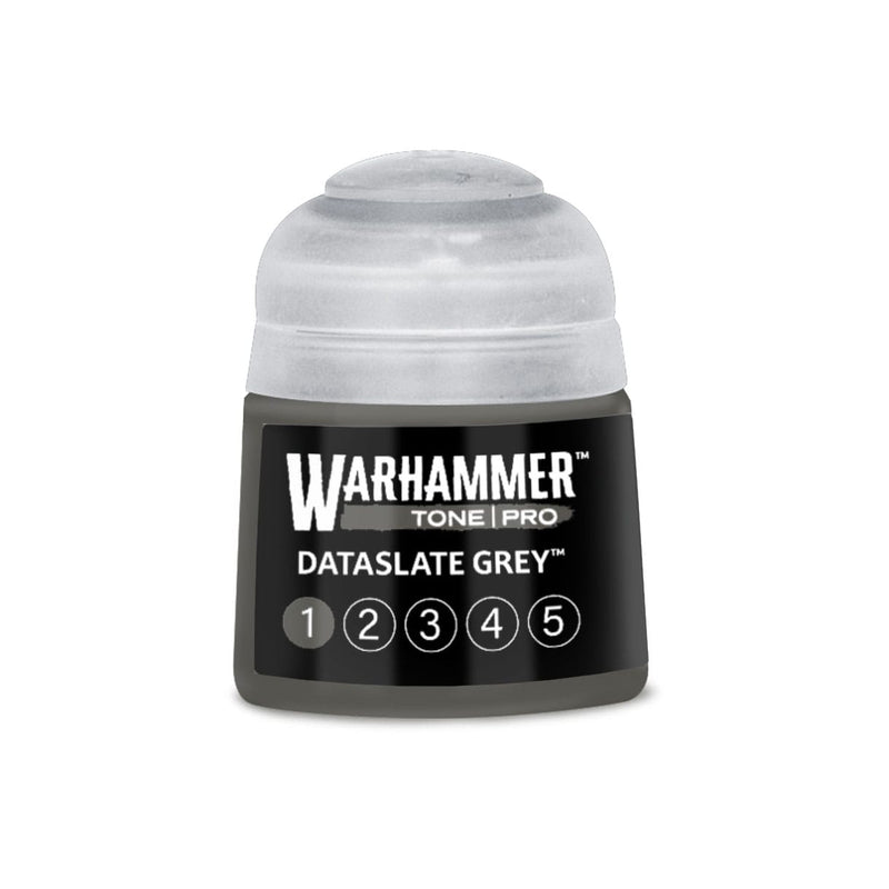 Games Workshop Warhammer Tone Pro: Dataslate Grey 1 12ml available at Northumbrian Tin Soldier