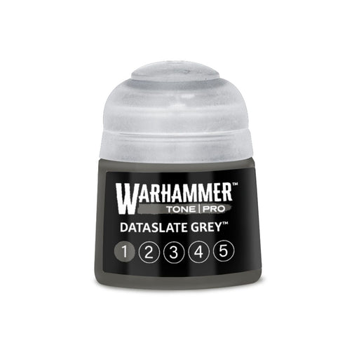 Games Workshop Warhammer Tone Pro: Dataslate Grey 1 12ml available at Northumbrian Tin Soldier
