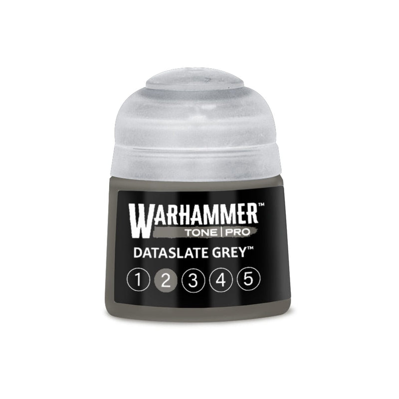 Games Workshop Warhammer Tone Pro: Dataslate Grey 2 12ml available at Northumbrian Tin Soldier