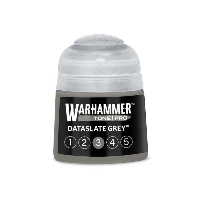 Games Workshop Warhammer Tone Pro: Dataslate Grey 3 12ml available at Northumbrian Tin Soldier