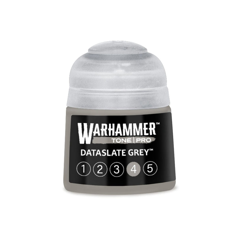 Games Workshop Warhammer Tone Pro: Dataslate Grey 4 12ml available at Northumbrian Tin Soldier