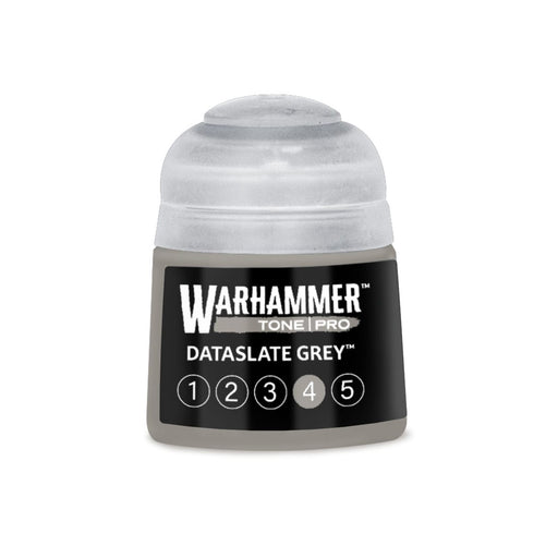 Games Workshop Warhammer Tone Pro: Dataslate Grey 4 12ml available at Northumbrian Tin Soldier