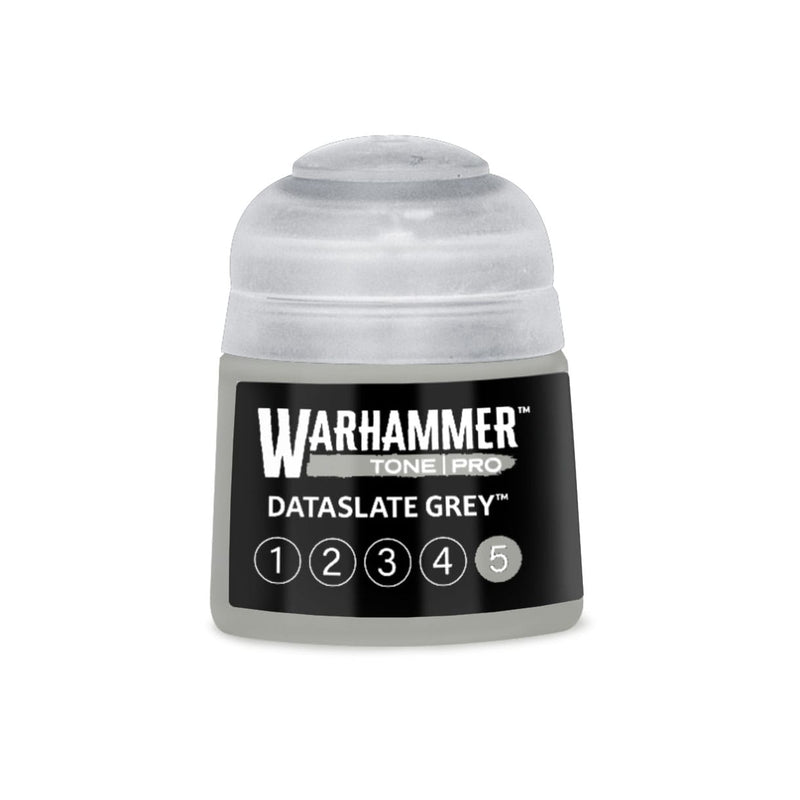 Games Workshop Warhammer Tone Pro: Dataslate Grey 5 12ml available at Northumbrian Tin Soldier