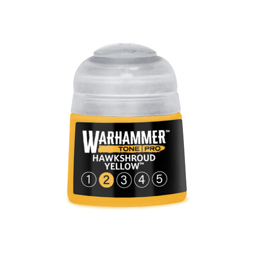 Games Workshop Warhammer Tone Pro: Hawkshroud Yellow 2 12ml available at Northumbrian Tin Soldier