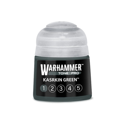 Games Workshop Warhammer Tone Pro: Kasrkin Green 1 12ml available at Northumbrian Tin Soldier