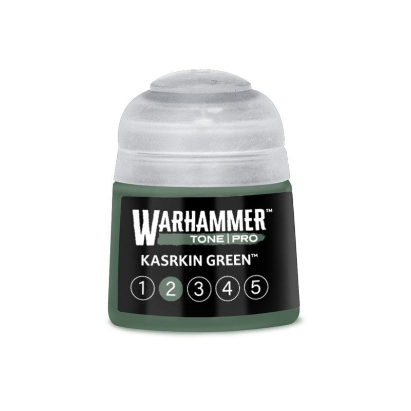 Games Workshop Warhammer Tone Pro: Kasrkin Green 2 12ml available at Northumbrian Tin Soldier