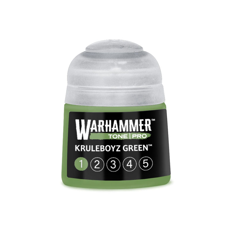 Games Workshop Warhammer Tone Pro: Kruleboyz Green 1 12ml available at Northumbrian Tin Soldier