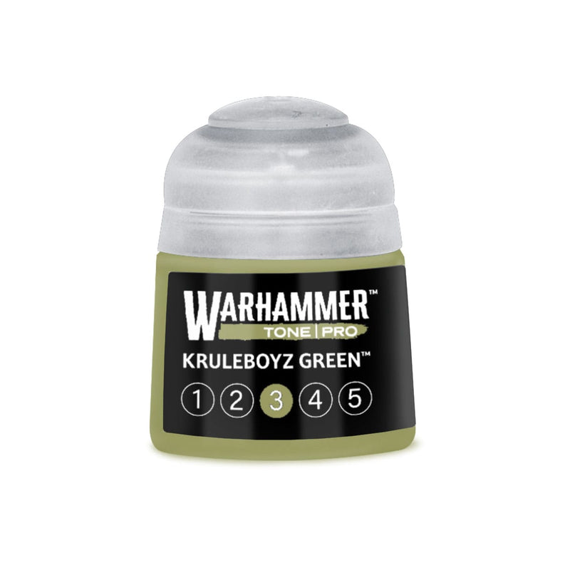 Games Workshop Warhammer Tone Pro: Kruleboyz Green 3 12ml available at Northumbrian Tin Soldier