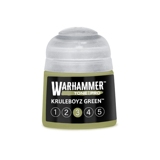 Games Workshop Warhammer Tone Pro: Kruleboyz Green 3 12ml available at Northumbrian Tin Soldier