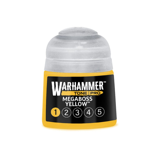 Games Workshop Warhammer Tone Pro: Megaboss Yellow 1 12ml available at Northumbrian Tin Soldier