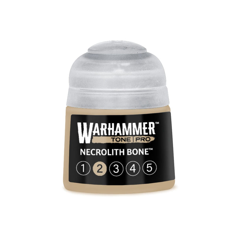 Games Workshop Warhammer Tone Pro: Necrolith Bone 2 12ml available at Northumbrian Tin Soldier