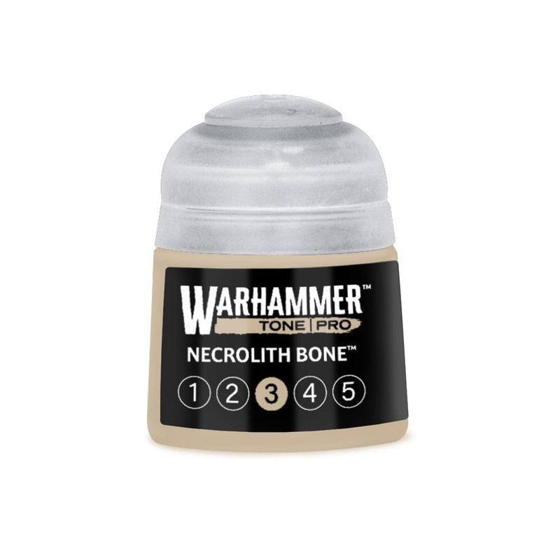 Games Workshop Warhammer Tone Pro: Necrolith Bone 3 12ml available at Northumbrian Tin Soldier