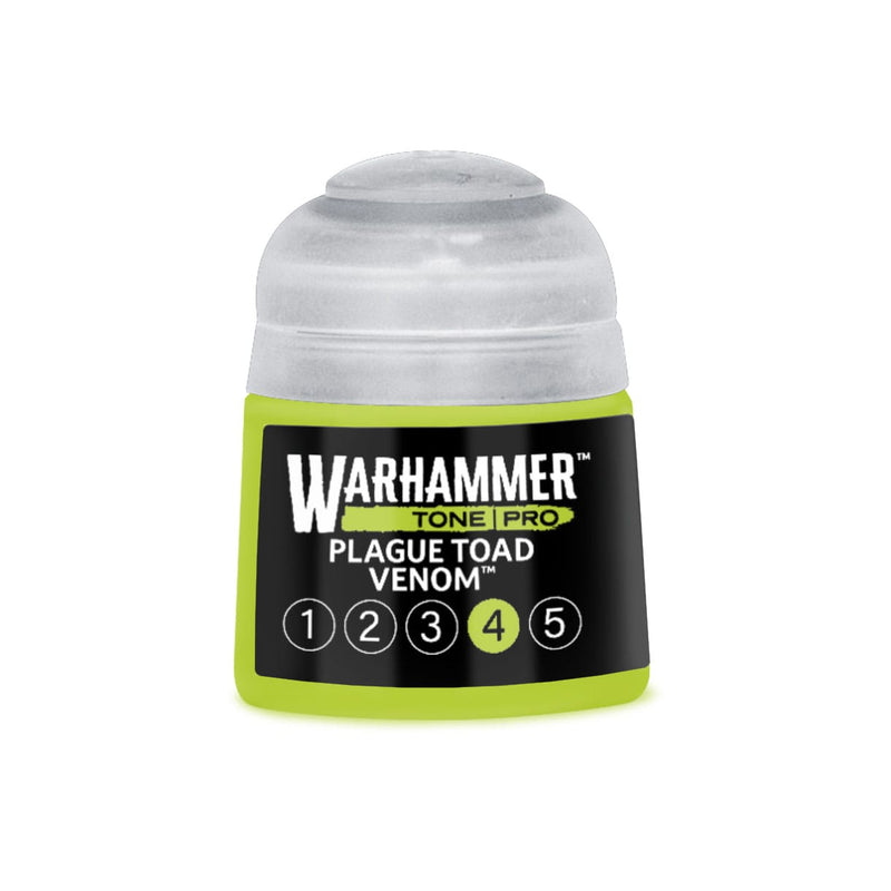 Games Workshop Warhammer Tone Pro: Plague Toad Venom 4 12ml available at Northumbrian Tin Soldier
