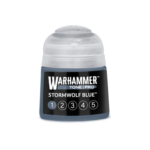 Games Workshop Warhammer Tone Pro: Stormwolf Blue 1 12ml available at Northumbrian Tin Soldier