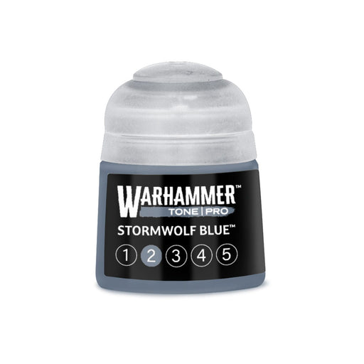 Games Workshop Warhammer Tone Pro: Stormwolf Blue 2 12ml available at Northumbrian Tin Soldier