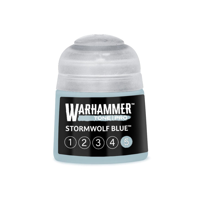 Games Workshop Warhammer Tone Pro: Stormwolf Blue 5 12ml available at Northumbrian Tin Soldier