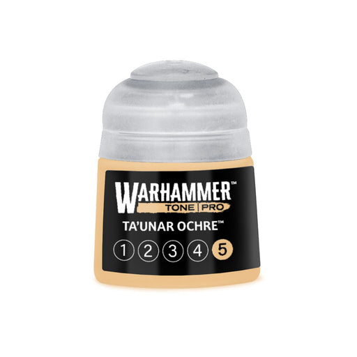 Games Workshop Warhammer Tone Pro: Ta'Unar Ochre 5 12ml available at Northumbrian Tin Soldier