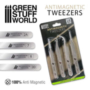 Green Stuff World 100% Anti-magnetic QUARTZ Tweezers SET available at Northumbrian Tin Soldier