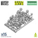 Green Stuff World 3D printed set - Fantasy Mushrooms available at Northumbrian Tin Soldier