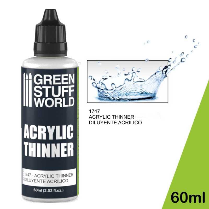 Green Stuff World ACRYLIC THINNER 60ml available at Northumbrian Tin Soldier