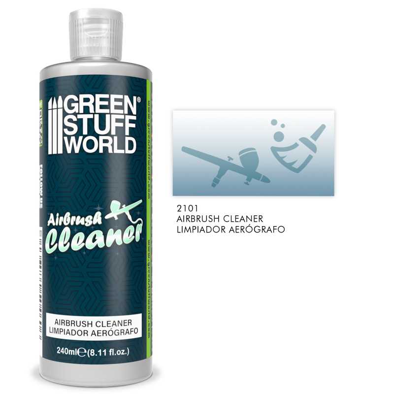 Green Stuff World Airbrush Cleaner 240ml available at Northumbrian Tin Soldier