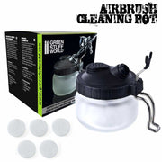 Green Stuff World Airbrush Cleaning Pot available at Northumbrian Tin Soldier