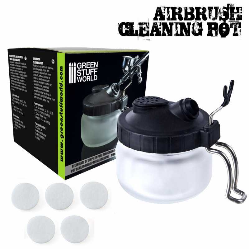 Green Stuff World Airbrush Cleaning Pot available at Northumbrian Tin Soldier