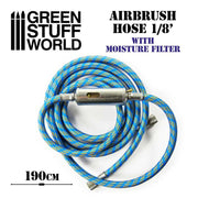 Green Stuff World Airbrush Fabric Hose with Humidity Filter available at Northumbrian Tin Soldier